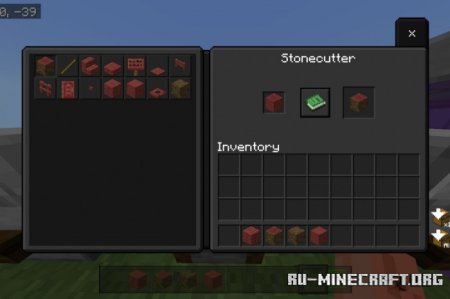 Скачать Woodcutter - Wood Related Stuff on a Stonecutter для Minecraft PE 1.19