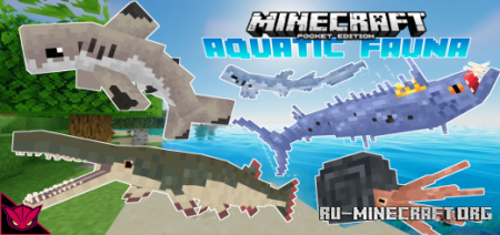 Скачать Aquatic Fauna (by Aesthetic Craft) для Minecraft PE 1.19