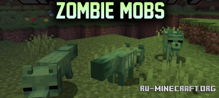 Скачать Zombie Mobs Mod для Minecraft 1.18.2