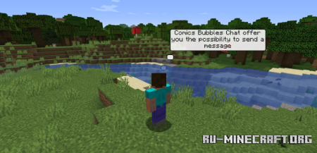 Скачать Comics Bubbles Chat для Minecraft 1.18.2