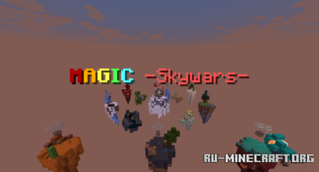 Скачать Magic Skywars для Minecraft PE