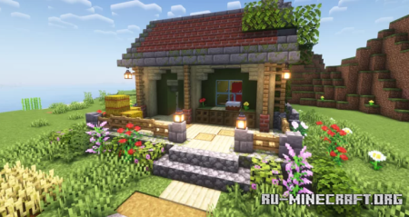 Скачать Aesthetic Cottage House для Minecraft