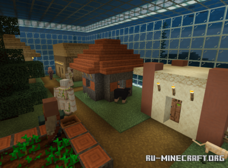 Скачать Underwater Village by Seaum для Minecraft PE
