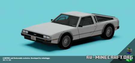 Скачать DeLorean DMC-12 для Minecraft PE 1.19