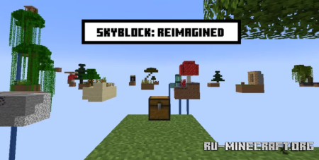 Скачать SkyBlock: Reimagined by Theo03 для Minecraft