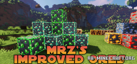 Скачать MrZ’s Improved Ores Resource Pack для Minecraft 1.19