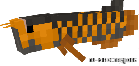 Скачать MrLM's Fish - Over 50 Arowana and Koi Textures для Minecraft PE 1.19