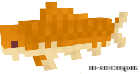 Скачать MrLM's Fish - Over 50 Arowana and Koi Textures для Minecraft PE 1.19