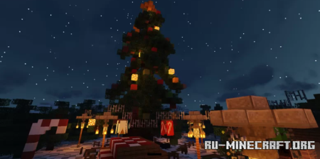 Скачать Christmas Parkour map для Minecraft