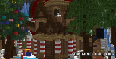 Скачать Christmas spawn by Domeez для Minecraft