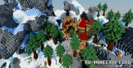 Скачать Christmas spawn by Domeez для Minecraft