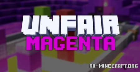 Скачать Unfair Magenta by TheHappywheels1 для Minecraft