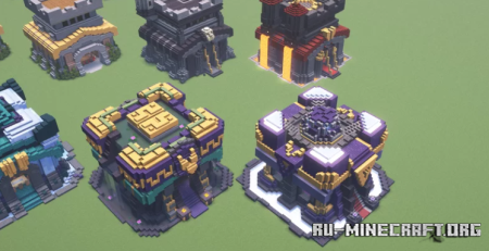 Скачать Clash of Clans Town Hall для Minecraft