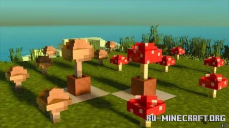 Скачать Улучшенная листва для Minecraft PE 1.19