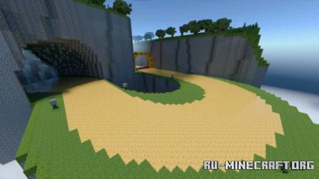 Скачать Грибное ущелье (Гоночный трек) для Minecraft PE