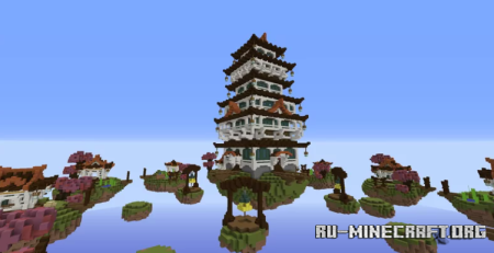 Скачать Japan Skywars - Skyblock Map для Minecraft PE