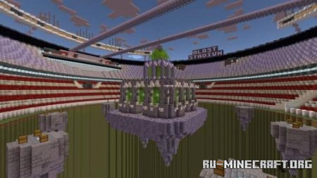 Скачать Стадион для мини-игр для Minecraft PE