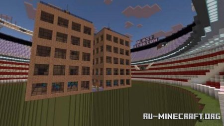 Скачать Стадион для мини-игр для Minecraft PE