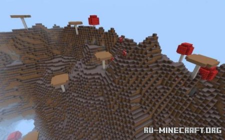 Скачать Грибной остров повсюду для Minecraft PE