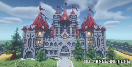 Скачать Medival Castle Map by IceeBold для Minecraft