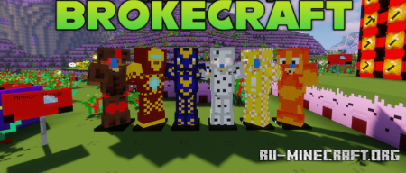 Скачать Brokecraft Resource Pack для Minecraft 1.19