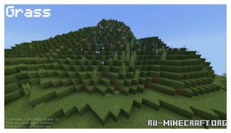 Скачать Полная трава для Minecraft PE 1.19