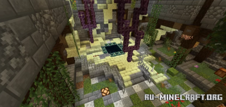 Скачать Overgrown End Portal Room для Minecraft
