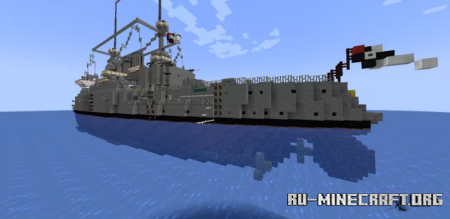 Скачать SMS Braunschweig - German Pre-Dreadnought Battleship для Minecraft