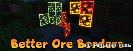 Скачать Better Ore Borders Resource Pack для Minecraft 1.19