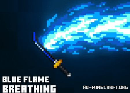 Скачать Spryzeen’s Blue Flame Breathing Resource Pack для Minecraft 1.19