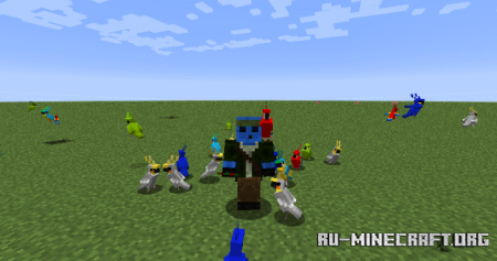 Скачать Party Parrots для Minecraft 1.19.3