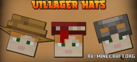 Скачать Goosik’s Villager Hats для Minecraft 1.19.3