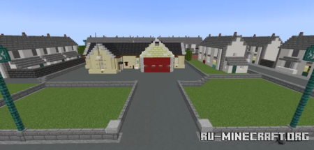 Скачать Pontypandy Map From Fireman Sam для Minecraft
