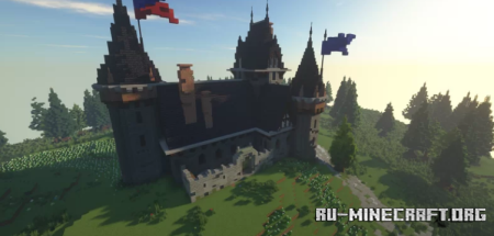 Скачать Medieval black castle для Minecraft