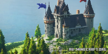 Скачать Medieval black castle для Minecraft