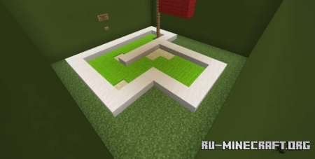 Скачать Box's mini golfing для Minecraft