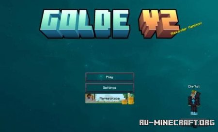 Скачать Golde 16x PvP для Minecraft PE 1.19
