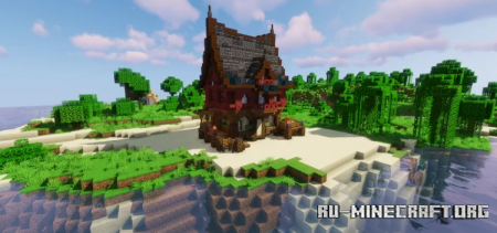 Скачать Red Wood House для Minecraft