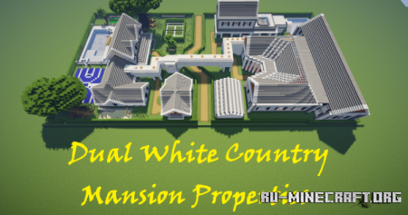 Скачать Dual White Country Manison для Minecraft