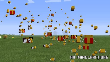 Скачать Улучшенные пчелы для Minecraft PE 1.19