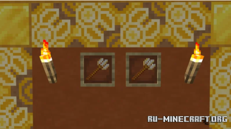 Скачать Золотой трезубец для Minecraft PE 1.19
