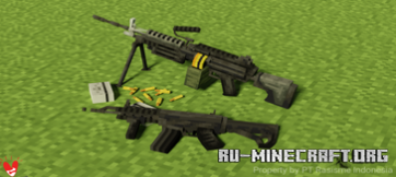 Скачать Набор оружия для Minecraft PE 1.19