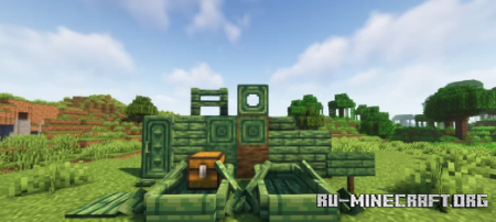 Скачать Зеленая мангровая древесина для Minecraft PE 1.19