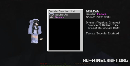  Female Gender  Minecraft 1.19.3