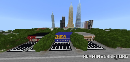 Скачать Город Нью-Гринс для Minecraft PE