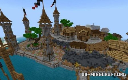 Скачать Пользовательская деревня для Minecraft PE