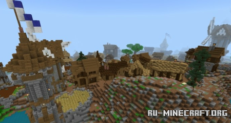 Скачать Деревня для Minecraft PE