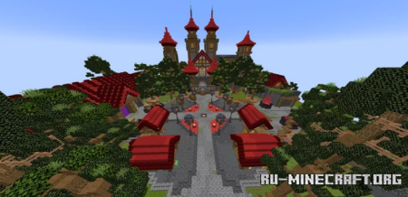 Скачать Dragon Empire Red для Minecraft