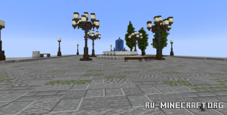 Скачать Medieval Town Square для Minecraft