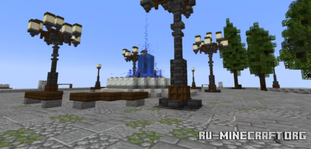 Скачать Medieval Town Square для Minecraft